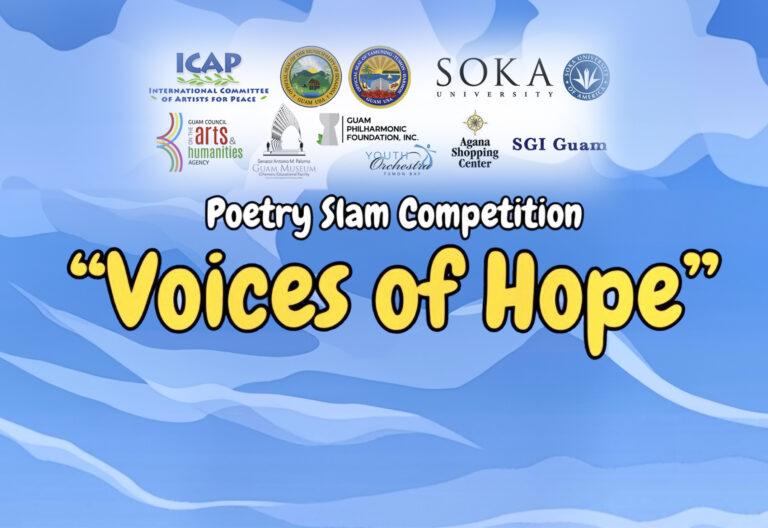 Voices of Hope Poetry Slam Competition- Video and Text of four contestants